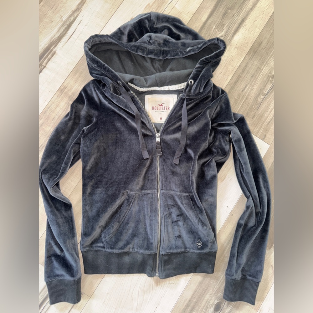 Hollister Midnight Velvet Jacket